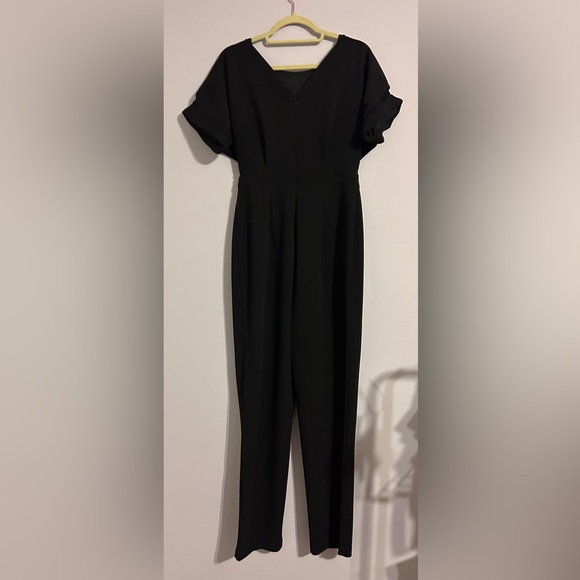 Alexia Admor Pants - Alexa Admor Black Jumpsuit | Size Small | Minimalist Elegant Wide Leg